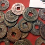 Japan. Lot of Antique Cash Coins — Kan’ei Tsh () &