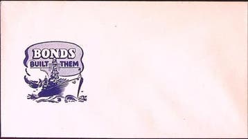 Amerikaanse envelop WWII (lijst optie), Verzenden