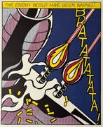 Roy Lichtenstein (1923-1997), after - As I opened fire