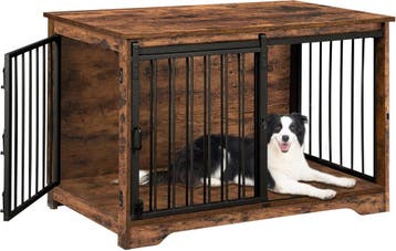 Hzuaneri Hondenbench, 100 cm, hondenbox voor thuis, schuifde, Verzenden, Nieuw
