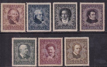 Autriche 1922/1930 - Composition. - ANK: 418/487, Postzegels en Munten, Gestempeld
