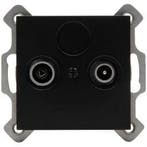 KOPP Athenis HK07 Mat Zwart TV/Radio Contactdoos - Inbouw LE, Verzenden, Nieuw