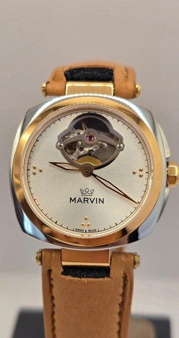 Marvin - Malton Cushion Open Heart Automatic - Zonder