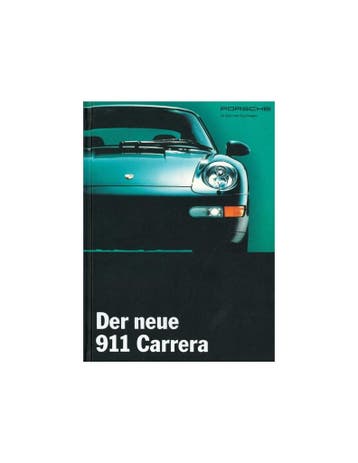 1994 PORSCHE 911 CARRERA HARDCOVER BROCHURE DUITS