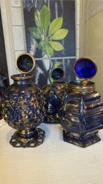 Flacon de parfum (3) - Cristal - Matin Midi Soir, Antiquités & Art