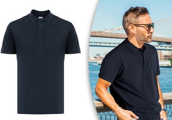2dekans | Milanoro - Elegante polo voor heren - Koningsblauw, Kleding | Dames, Overige Dameskleding, Ophalen of Verzenden