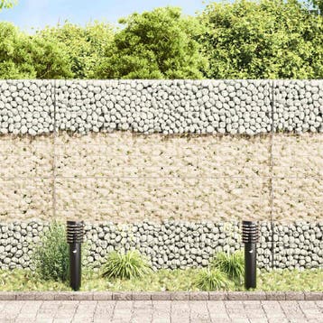 vidaXL Tuinstenen champagne 12 cm Glas, Tuin en Terras, Verzenden, Nieuw
