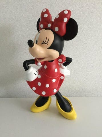 Figuur - Beeld - Minnie Mouse, gesigneerd met Disney - Hars, Verzamelen, Nieuw