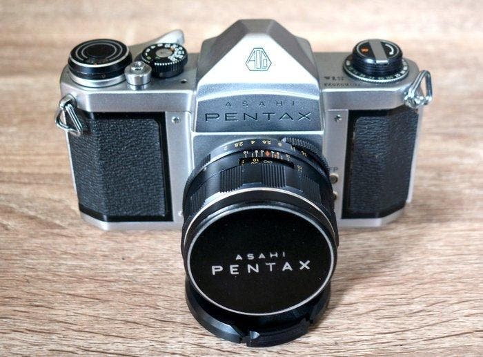 Asahi, Pentax Asahi Pentax S1a metSuper-Takumar 1:2/55 Asahi, Audio, Tv en Foto, Fotocamera's Analoog