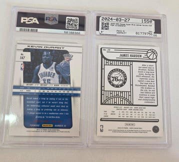 NBA Stars Lot: 2013 Prizm Kevin Durant PSA 9 MINT & 2022