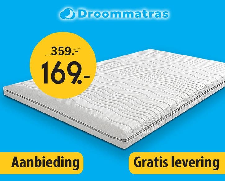 Koudschuim Topdekmatras/topper 140×200 dikte 7 cm, Huis en Inrichting, Slaapkamer | Matrassen en Bedbodems, 140 cm, 200 cm, Tweepersoons