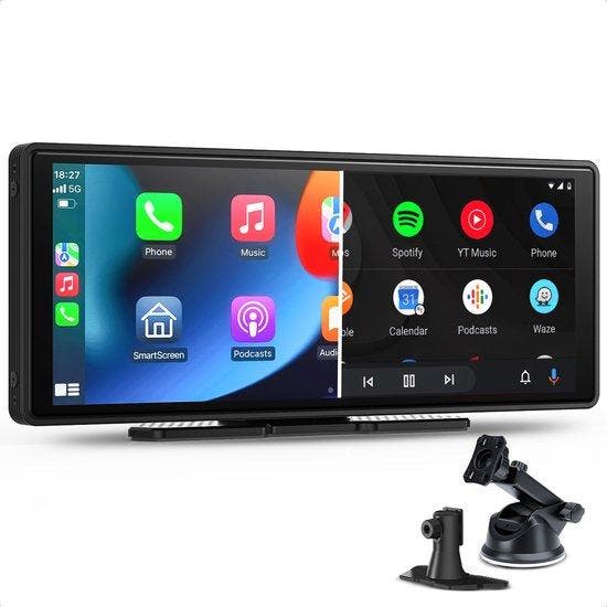 2dekans | CarMe CarPlay Scherm 10 Inch - Apple CarPlay &, Auto diversen, Auto-accessoires, Ophalen of Verzenden
