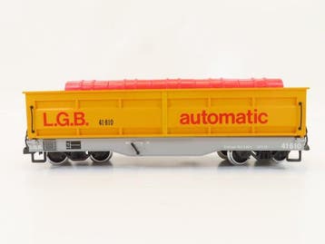 LGB G - 41610 - Modeltrein goederenwagon (1) - 4-assige hoge, Nieuw