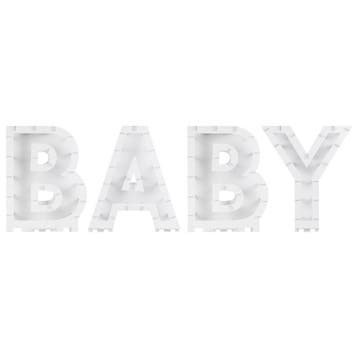 Witte Ballonnen Standaard Baby, Verzenden, Nieuw