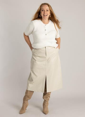 Yest Curve rok Hadia2(50)Maat 46/48 (XL) of groter, Verzenden, Nieuw, Maat 46/48 (XL) of groter, Overige kleuren
