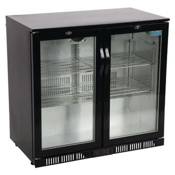 Barkoelkast | 198L | Zwart | +2°C/+8°C | Geventileerd |, Verzenden, Nieuw in verpakking