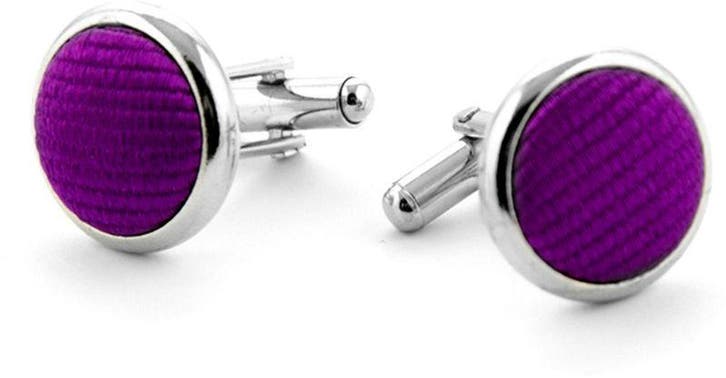 Zijde Manchetknoop Aubergine F28 maat  Heren, Bijoux, Sacs & Beauté, Boutons de manchette, Envoi