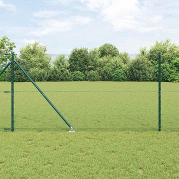 vidaXL zeshoekig gaasgek met palen 25 x 1,2 m PVC-Coated, Tuin en Terras, Verzenden, Nieuw