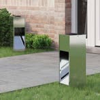 vidaXL Zonne LED Padverlichting 2 pcs Zilver Ge galvanized, Verzenden, Nieuw