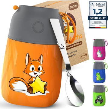 2dekans | Funkelfuchs thermoskan voor Kinderen - 100%, Ophalen of Verzenden, Nieuw in verpakking
