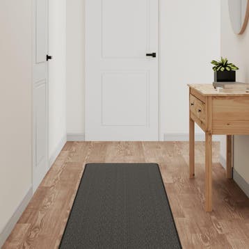 vidaXL Tapijtloper 50x250 cm sisal-look antracietkleurig, Huis en Inrichting, Verzenden, Nieuw