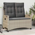 vidaXL Tuinbank met kussen 105 x 60 x 112 cm staal, Verzenden, Nieuw