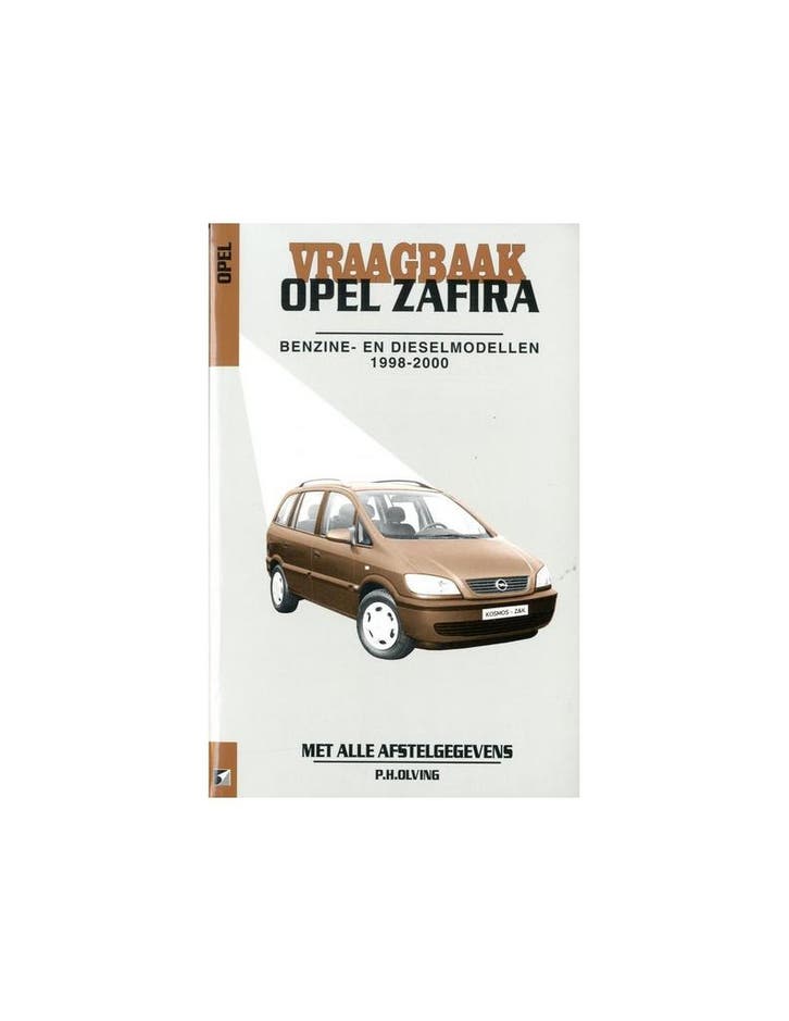 1998 - 2000 OPEL ZAFIRA VRAAGBAAK NEDERLANDS, Autos : Divers, Modes d'emploi & Notices d'utilisation, Enlèvement ou Envoi