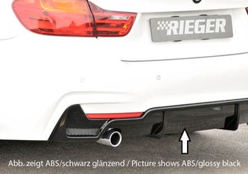 Rieger diffuser | geschikt voor BMW 4-Serie F32 / F33 / F36, Verzenden