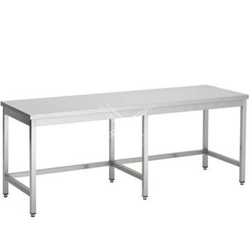 Rvs werktafel zonder bodemschap 2500x500x900 mm, Verzenden, Nieuw in verpakking