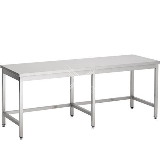 Rvs werktafel zonder bodemschap 2500x500x900 mm, Zakelijke goederen, Horeca | Meubilair en Inrichting, Nieuw in verpakking, Verzenden