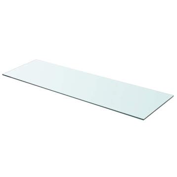 vidaXL Wandschap transparant 90x30 cm glas, Huis en Inrichting, Kasten | Wandmeubels, Verzenden, Nieuw