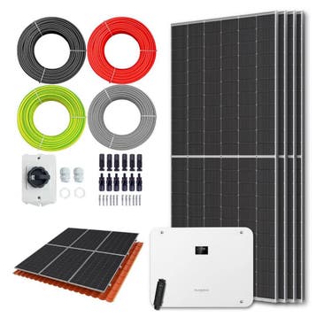 Zonnepanelen pakket voor schuindak - 2.1 kW - 3x 700, Doe-het-zelf en Bouw, Zonnepanelen en Toebehoren, Ophalen of Verzenden, Nieuw