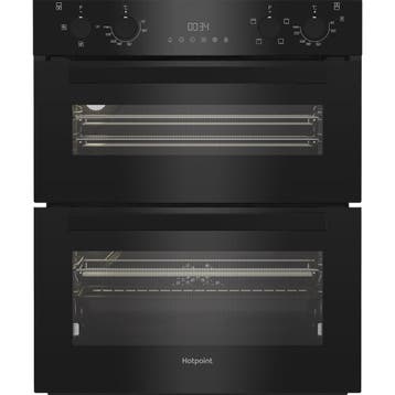 Hotpoint Onderbouw Dubbele Oven DUH-12G1-B 72cm - Zwart, Ophalen of Verzenden