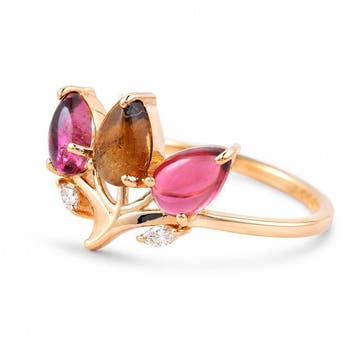 Zonder minimumprijs - Ring - 14 karaat Geel goud - 1.41ct., Nieuw