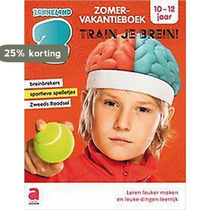 Zonneland - Zomervakantieboek: Train je brein! 9782808115070, Boeken, Schoolboeken, Zo goed als nieuw, Verzenden