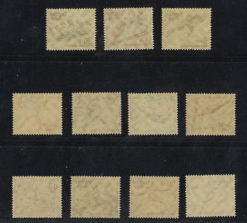 Duitse Rijk 1936 - De twee Olympiade-sets uit 1936 in, Postzegels en Munten, Gestempeld