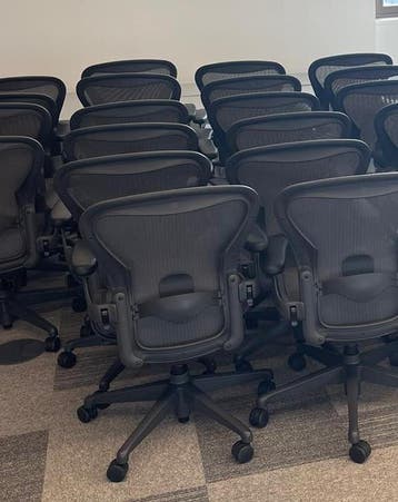 Herman Miller Aeron Remastered Bureaustoelen (Maat B), Verzenden, Bureaustoel
