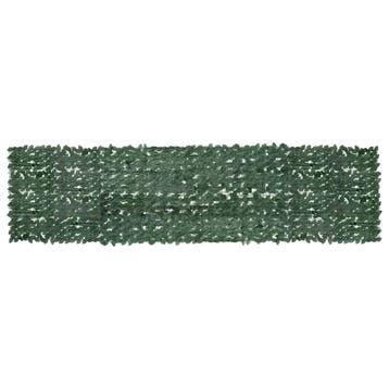 vidaXL Balkonscherm met donkergroene bladeren 400x100 cm, Verzenden, Nieuw