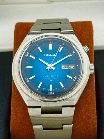 Seiko - Zonder minimumprijs - Bell Matic Blue Sunburst Dial