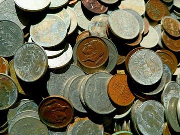 België. 4 Kg or +/- 1250 vintage coins. (Zonder, Postzegels en Munten