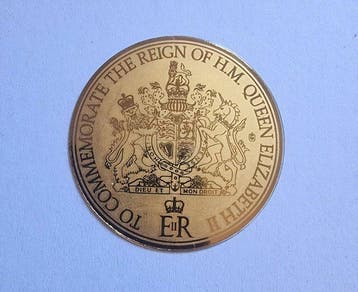 Royaume-Uni. Medal 2017 Elizabeth II Sapphire Jubilee -