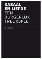Kabaal en liefde 9789070174842 Friedrich Schiller, Verzenden, Friedrich Schiller