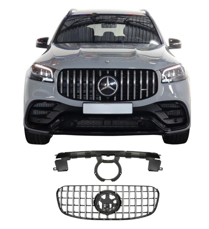 Grill | Mercedes GLS X167 | 11/2023+ | Panamericana GT look, Autos : Pièces & Accessoires, Carrosserie & Tôlerie, Envoi