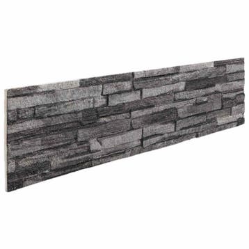 vidaXL Wandpanelen 10 pcs Antraciet 100 x 25 cm EPS-schuim, Verzenden, Nieuw