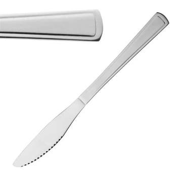 Tafelmessen | RVS | 12 Stuks | Lengte 187mm Nisbets, Verzenden, Nieuw in verpakking