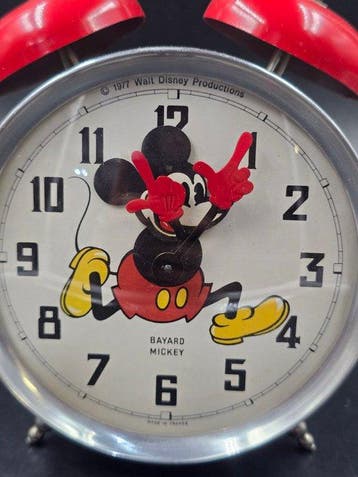 Topolino - Bayard - 1 Geanimeerde wekker - 1977, Verzamelen, Nieuw