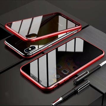iPhone 11 Pro Max Magnetisch 360° Hoesje met Tempered Glass, Verzenden, Nieuw