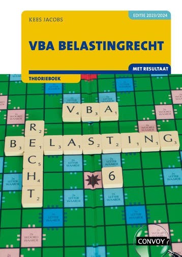 2023/2024 / VBA Belastingrecht met resultaat / Theorieboek, Boeken, Verzenden, Zo goed als nieuw, C.J.M. Jacobs