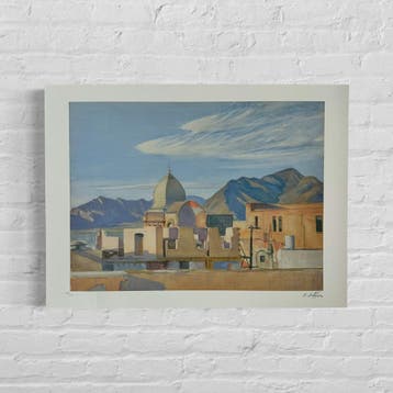Edward Hopper Construction in Mexico Lithografie Arches