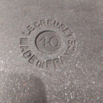 Le Creuset - Plat de cuisson - Fonte émaillée 1980-1990 -